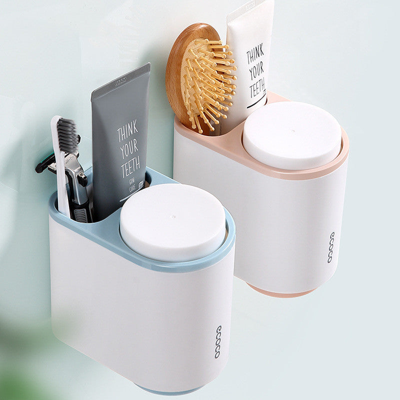 Wall-Mounted Toothbrushing Cup