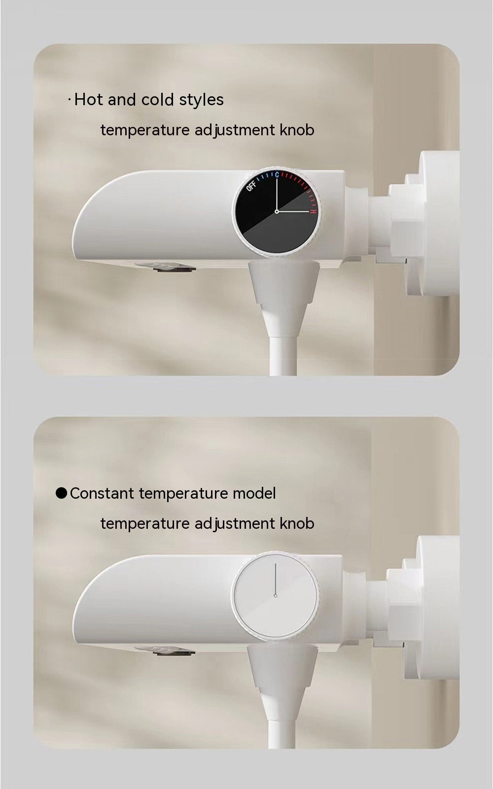 Copper Touch Digital Display Shower Set