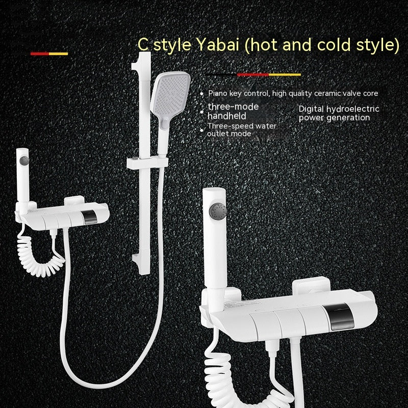 Copper Touch Digital Display Shower Set