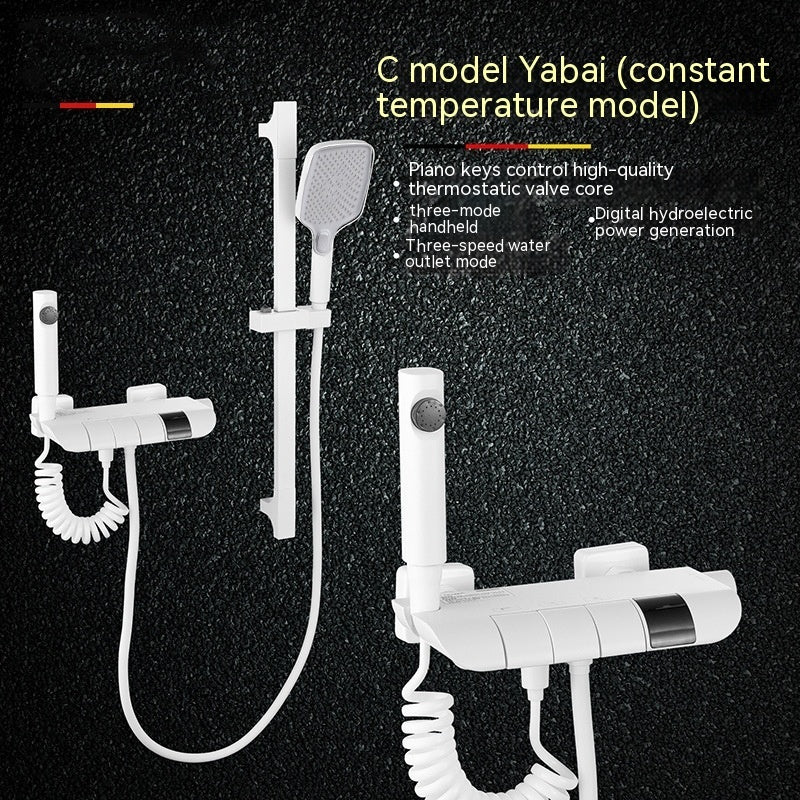 Copper Touch Digital Display Shower Set