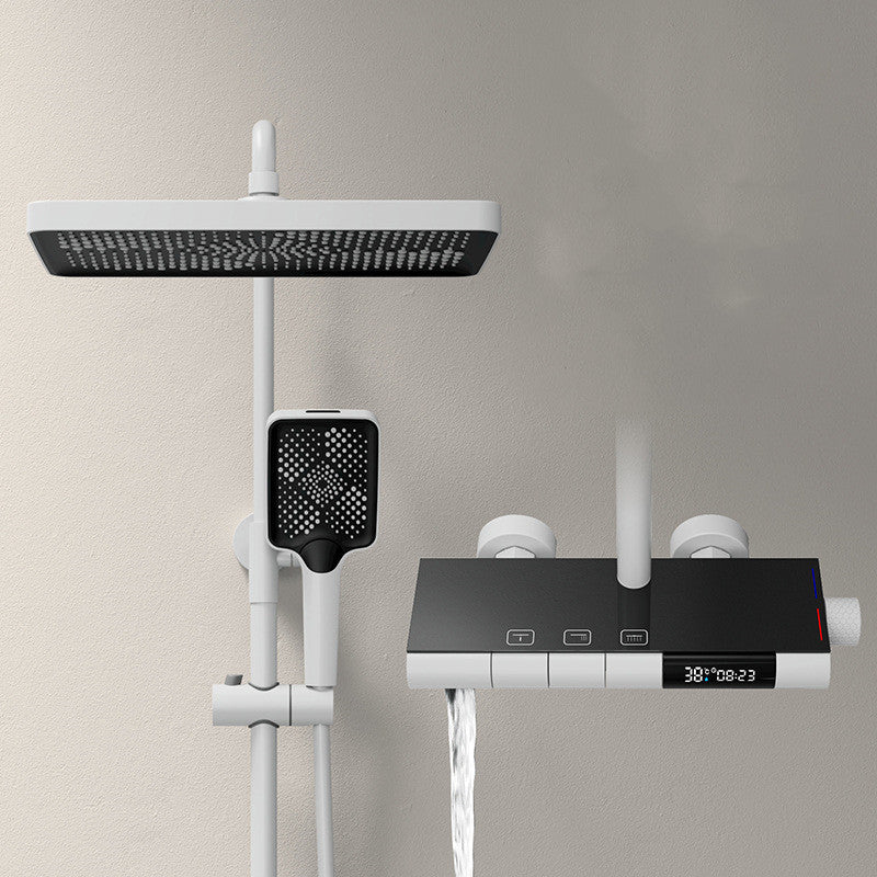 Copper Digital Thermostatic Shower Set