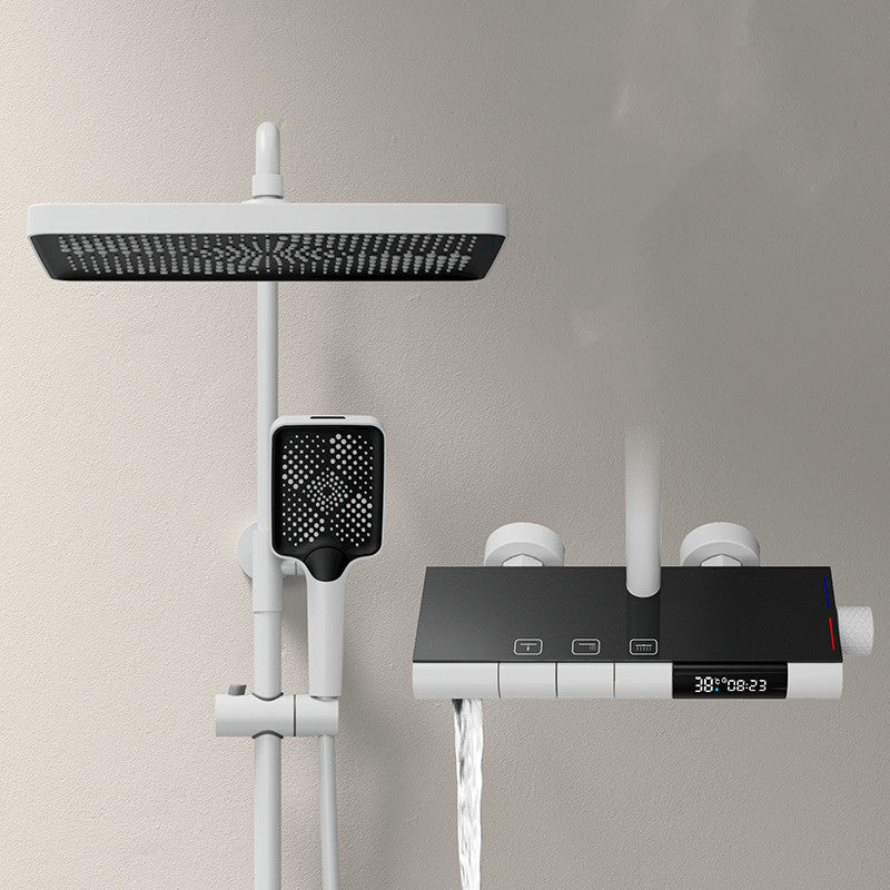 Copper Digital Thermostatic Shower Set